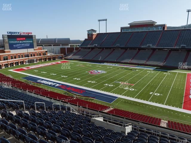 Seating view for Williams Stadium Section 202