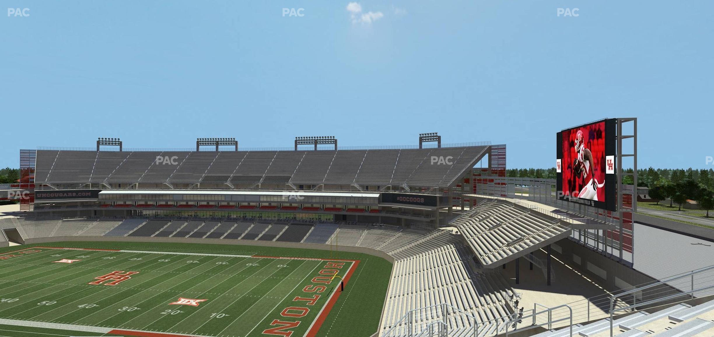 Seating view for TDECU Stadium Section 324