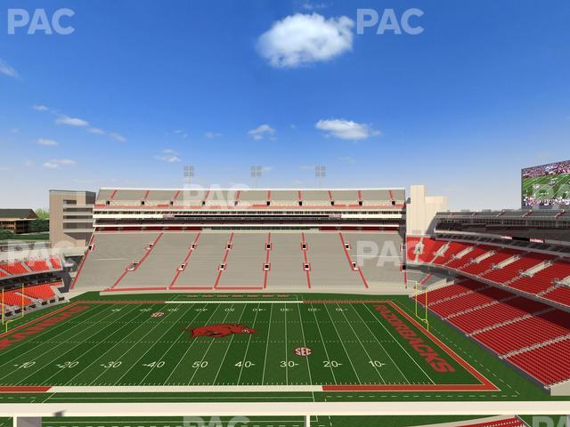 Seating view for Razorback Stadium Section 503 2