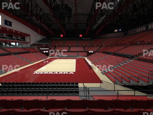 Seating view for Bob Devaney Sports Center Section B 4