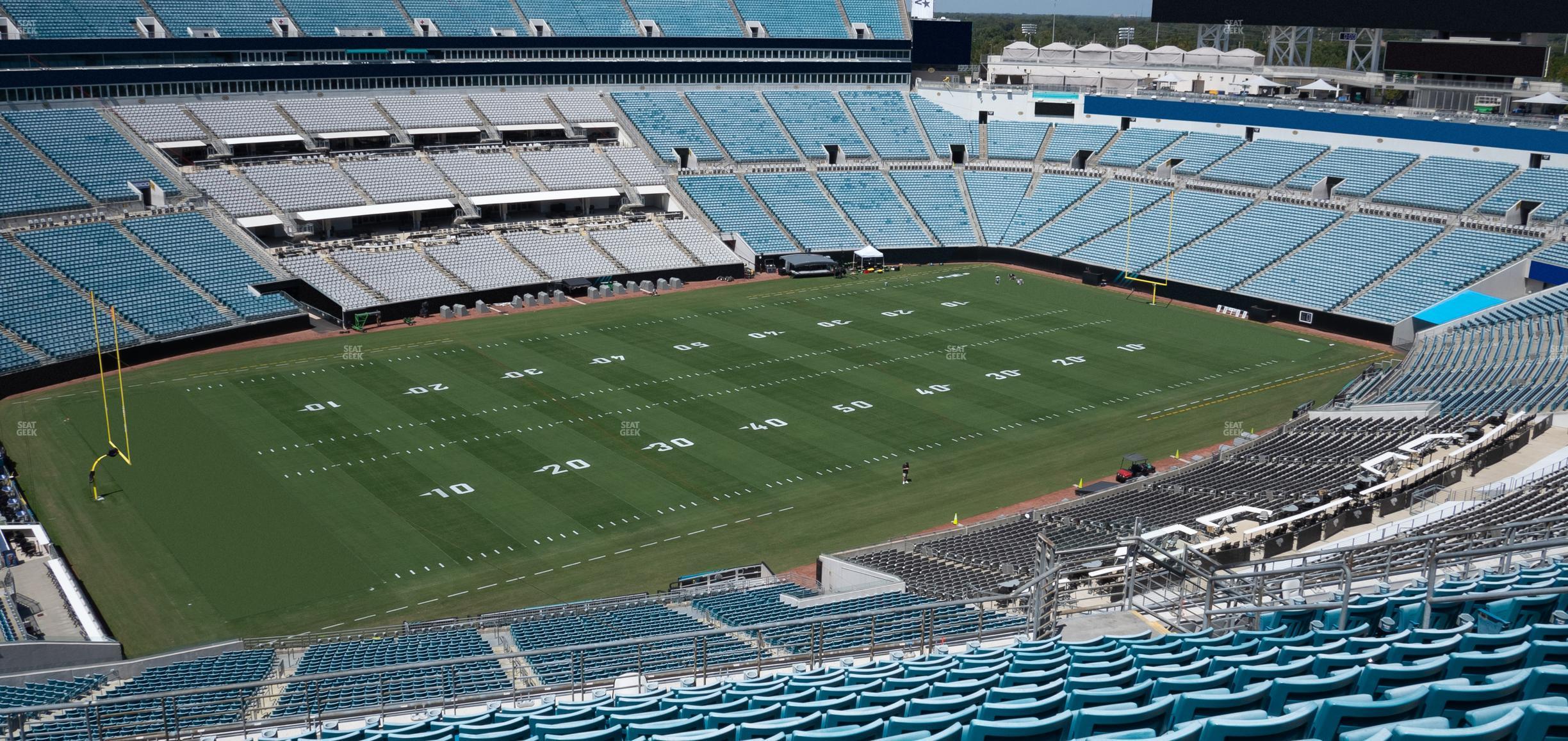 Seating view for EverBank Stadium Section 442