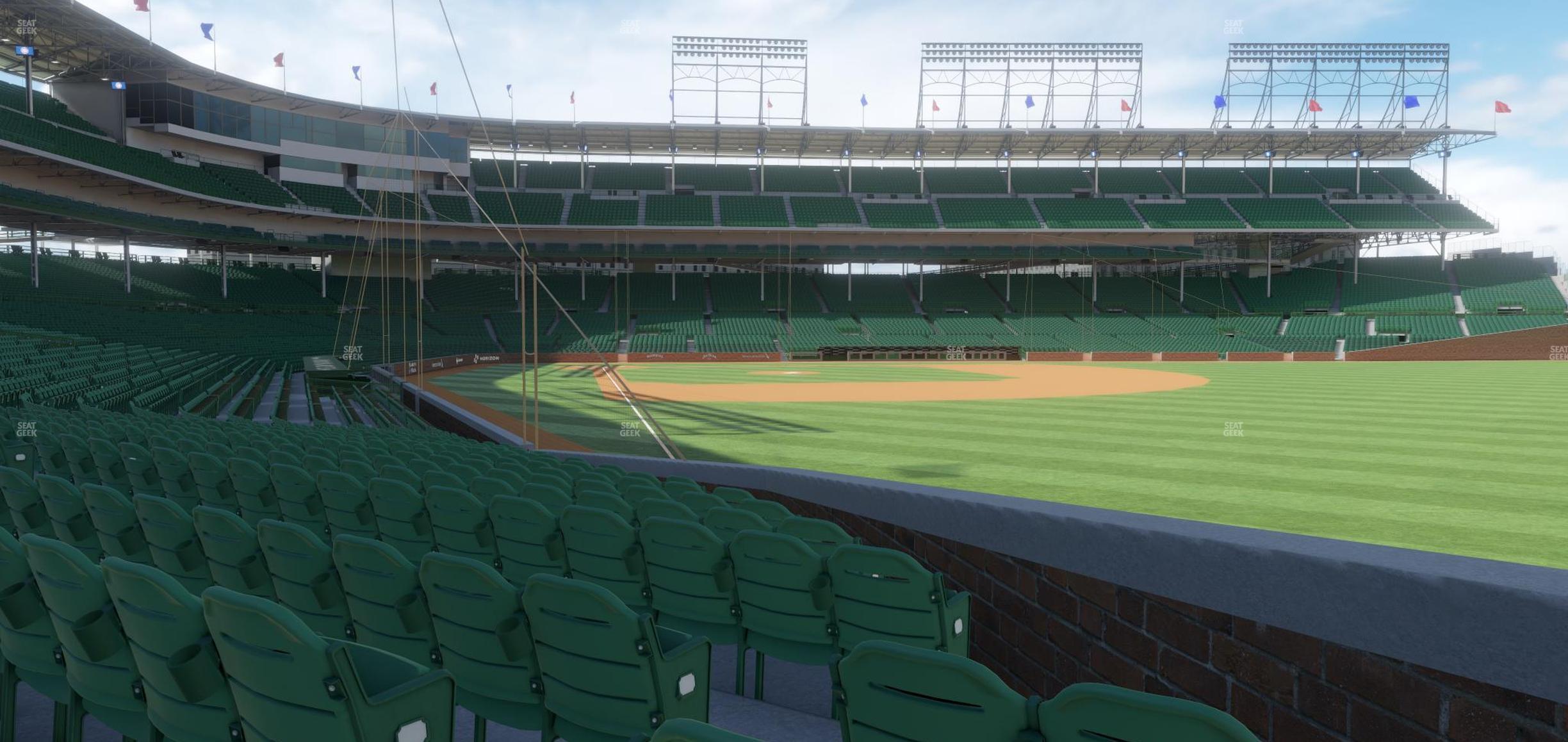 Seating view for Wrigley Field Section 133