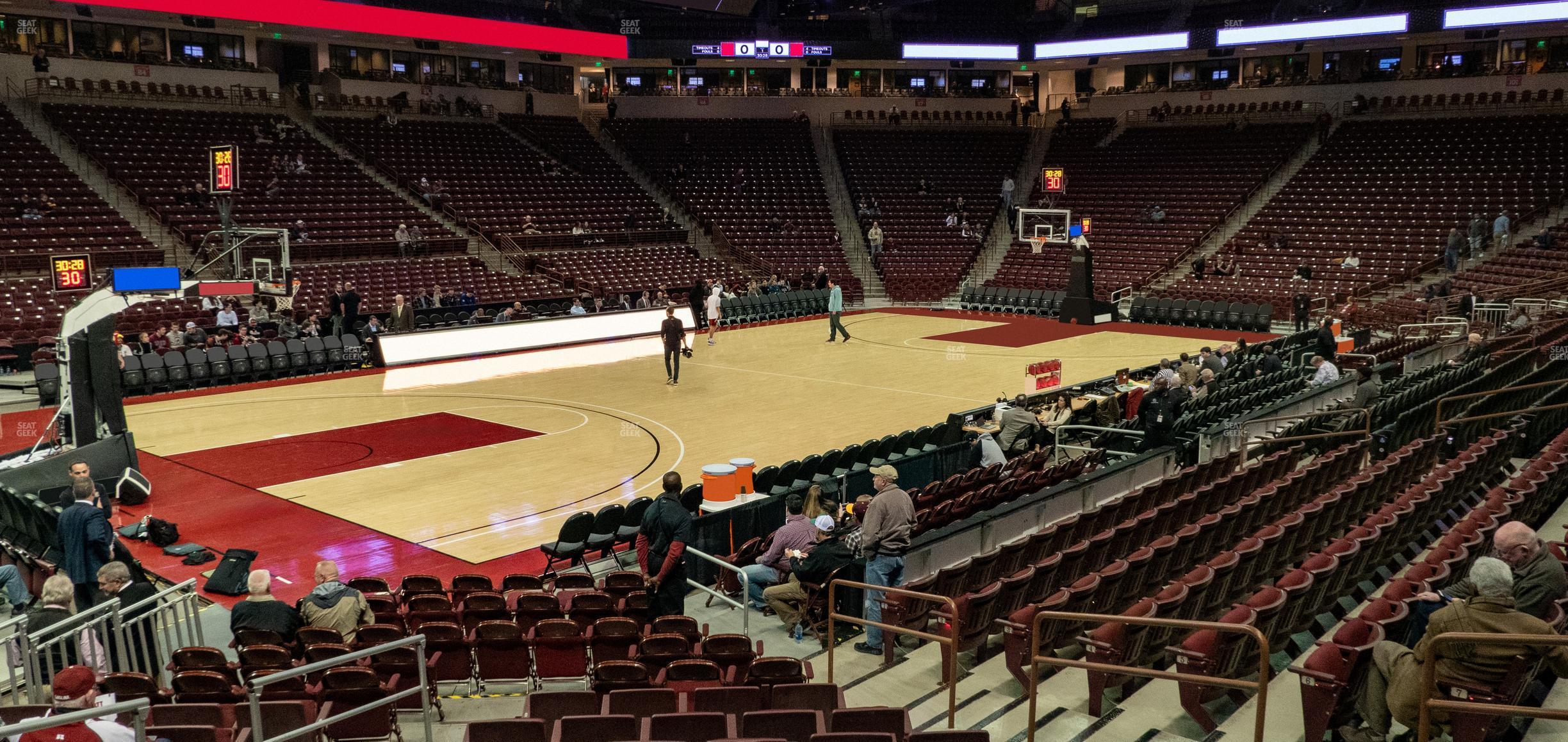 Seating view for Colonial Life Arena Section 107