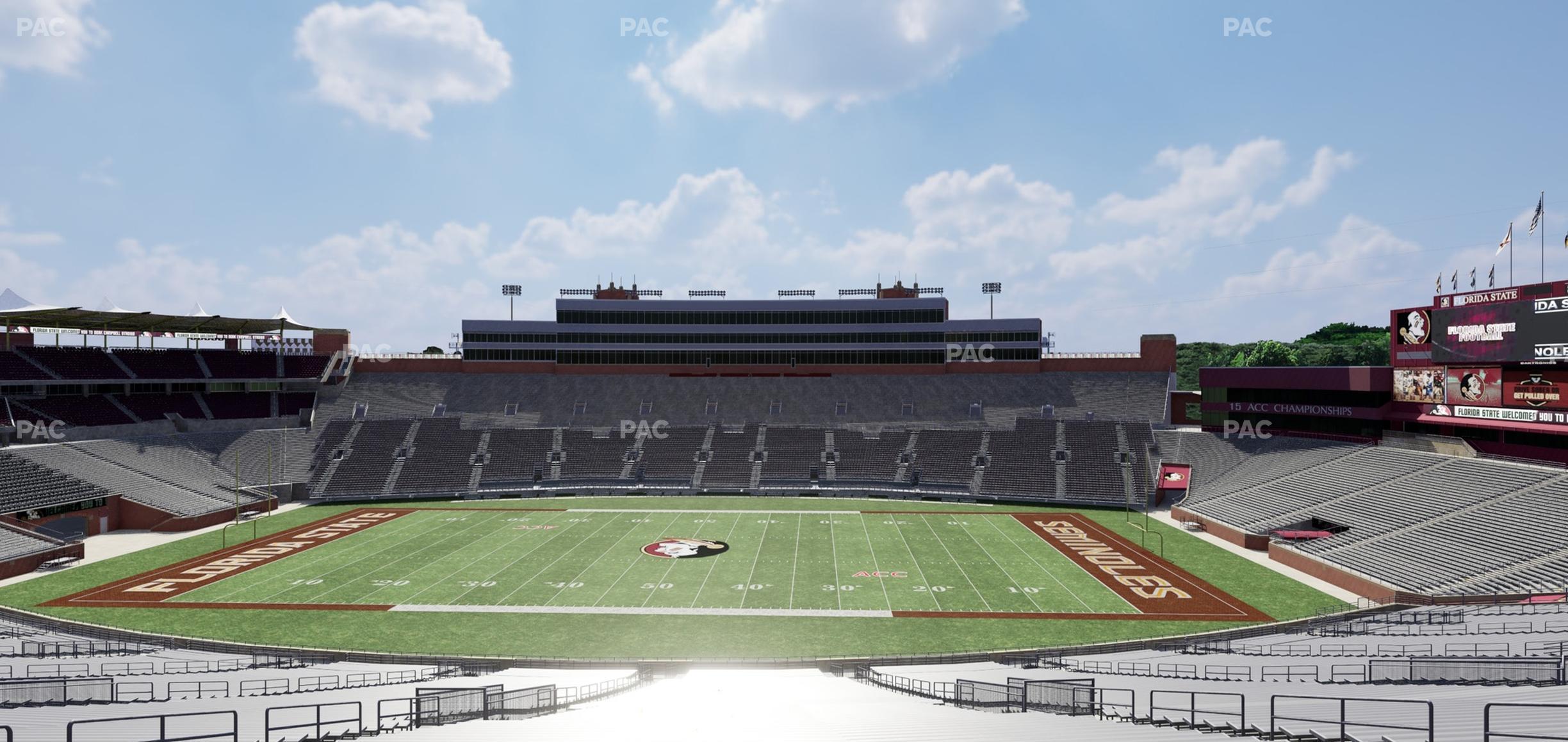 Seating view for Doak Campbell Stadium Section 9