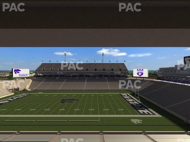 Seating view for Bill Snyder Family Stadium Section Loge 324