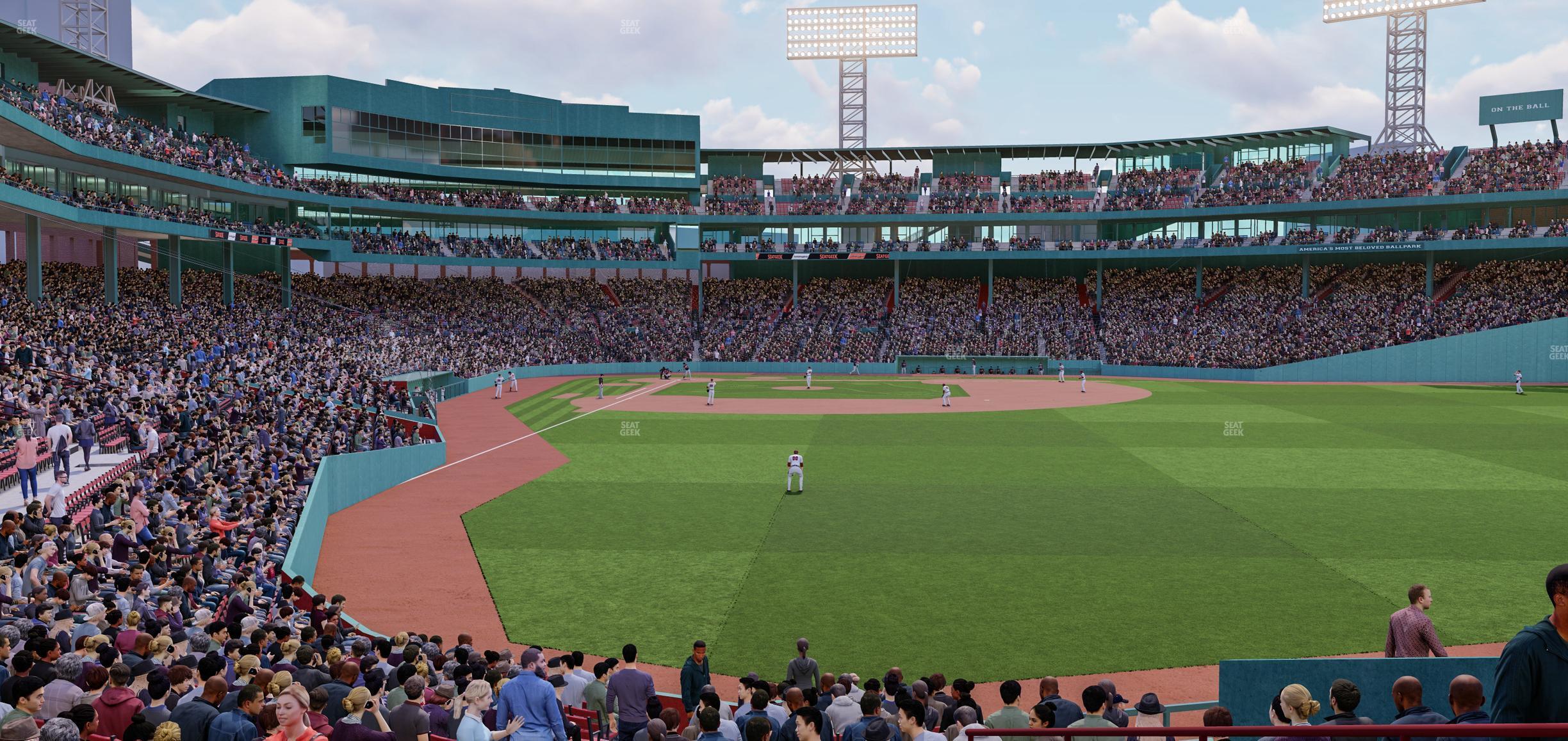 Seating view for Fenway Park Section Right Field Box 88