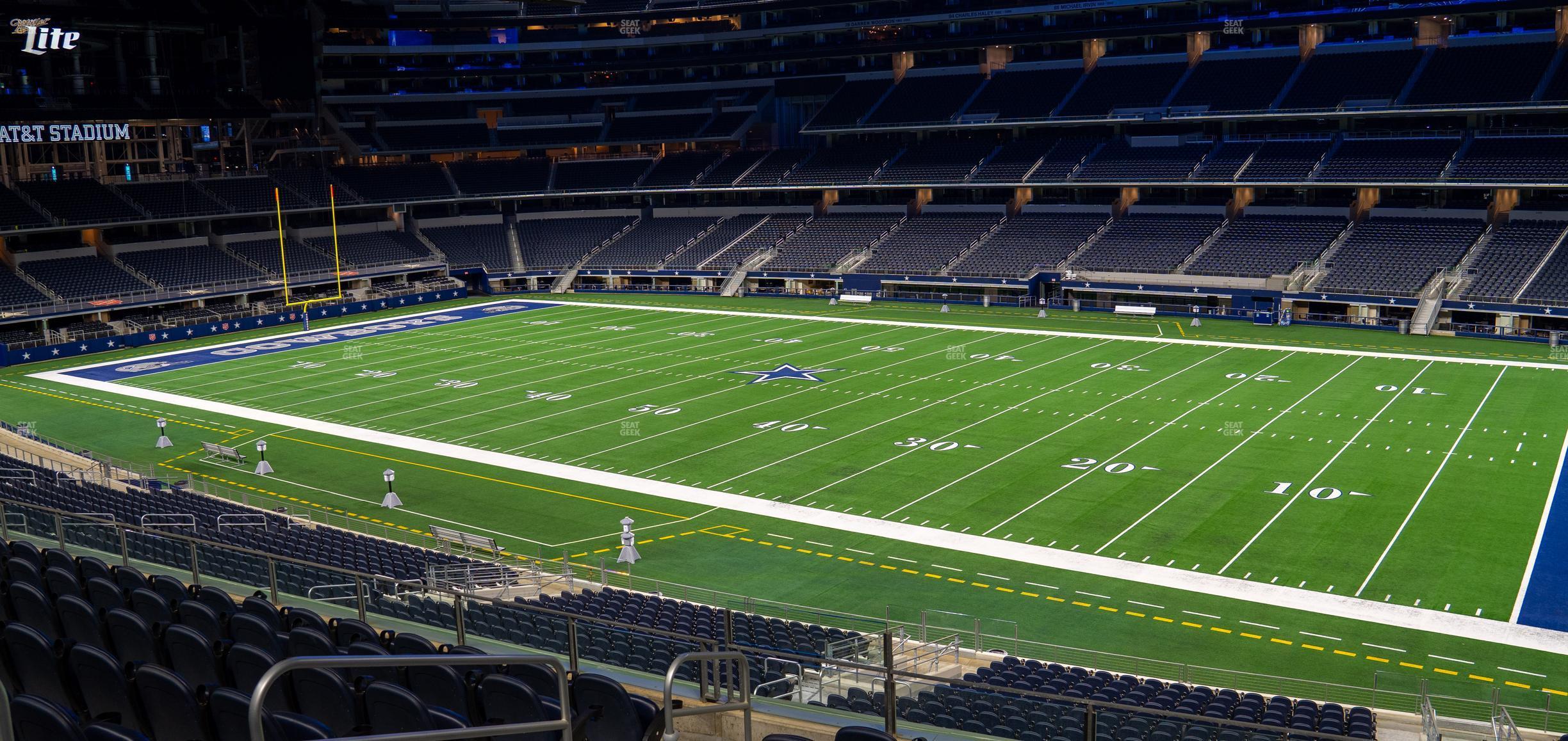 Seating view for AT&T Stadium Section C 206