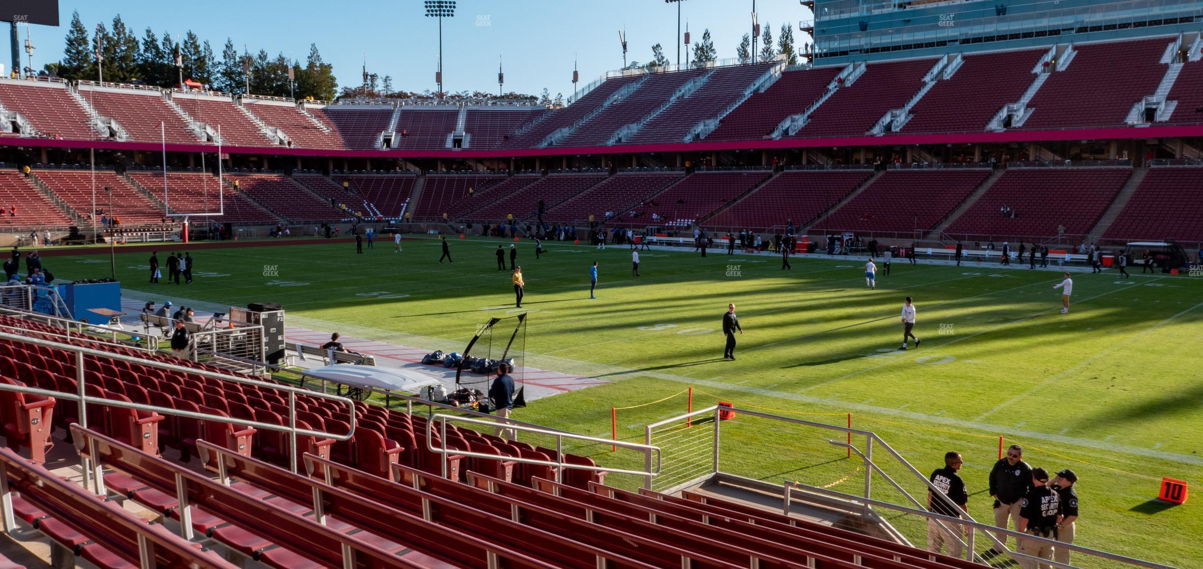 Seating view for Stanford Stadium Section 130