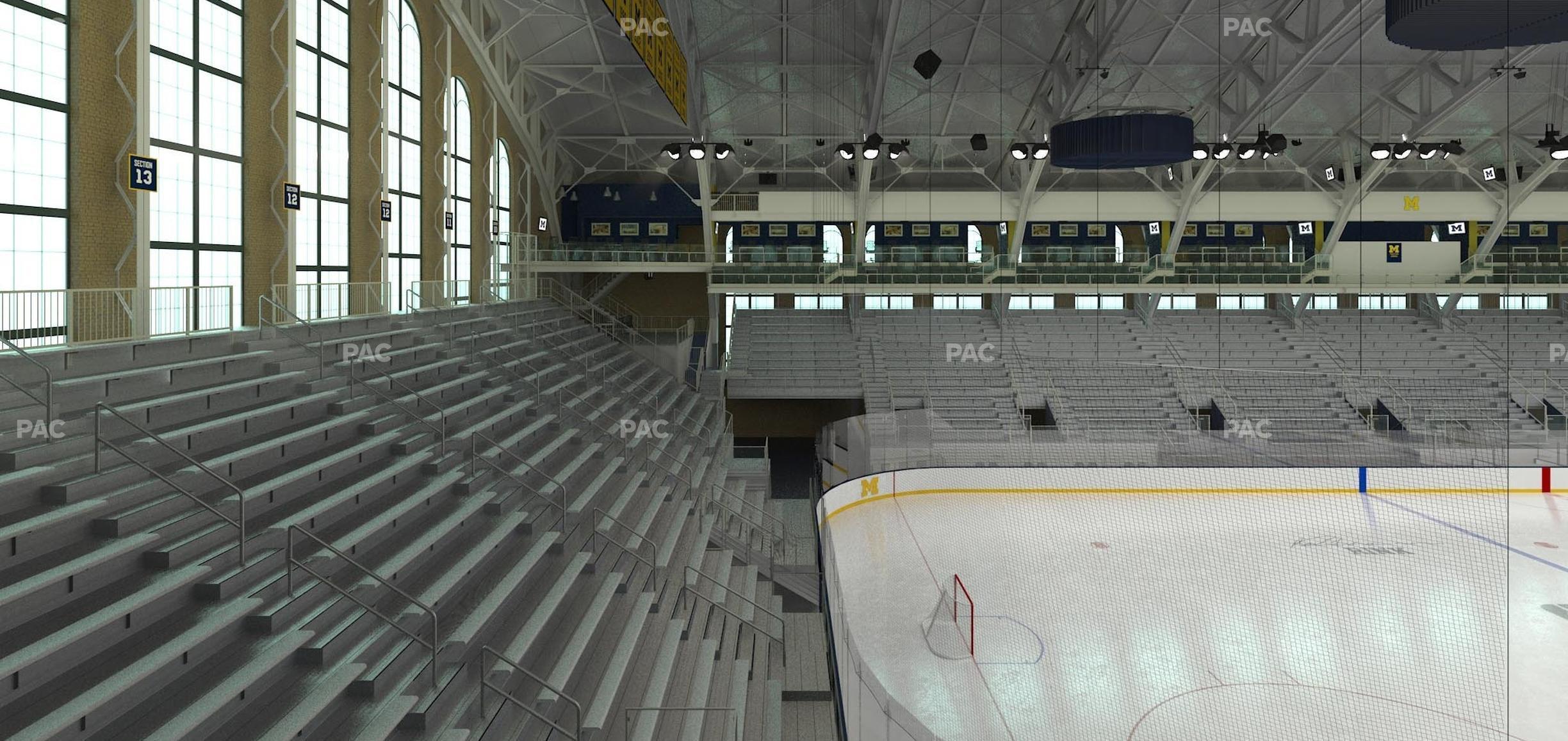 Seating view for Yost Arena Section 219