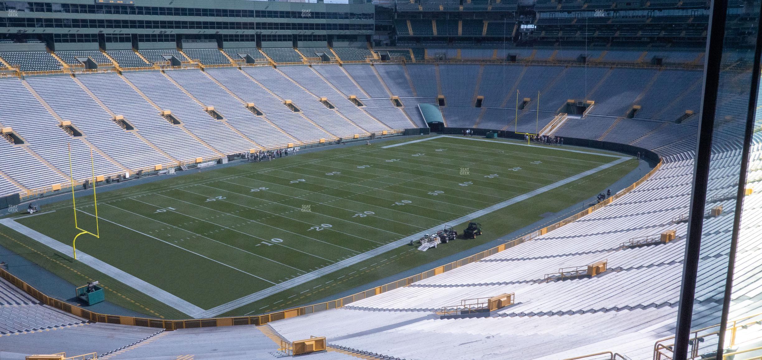 Seating view for Lambeau Field Section 472