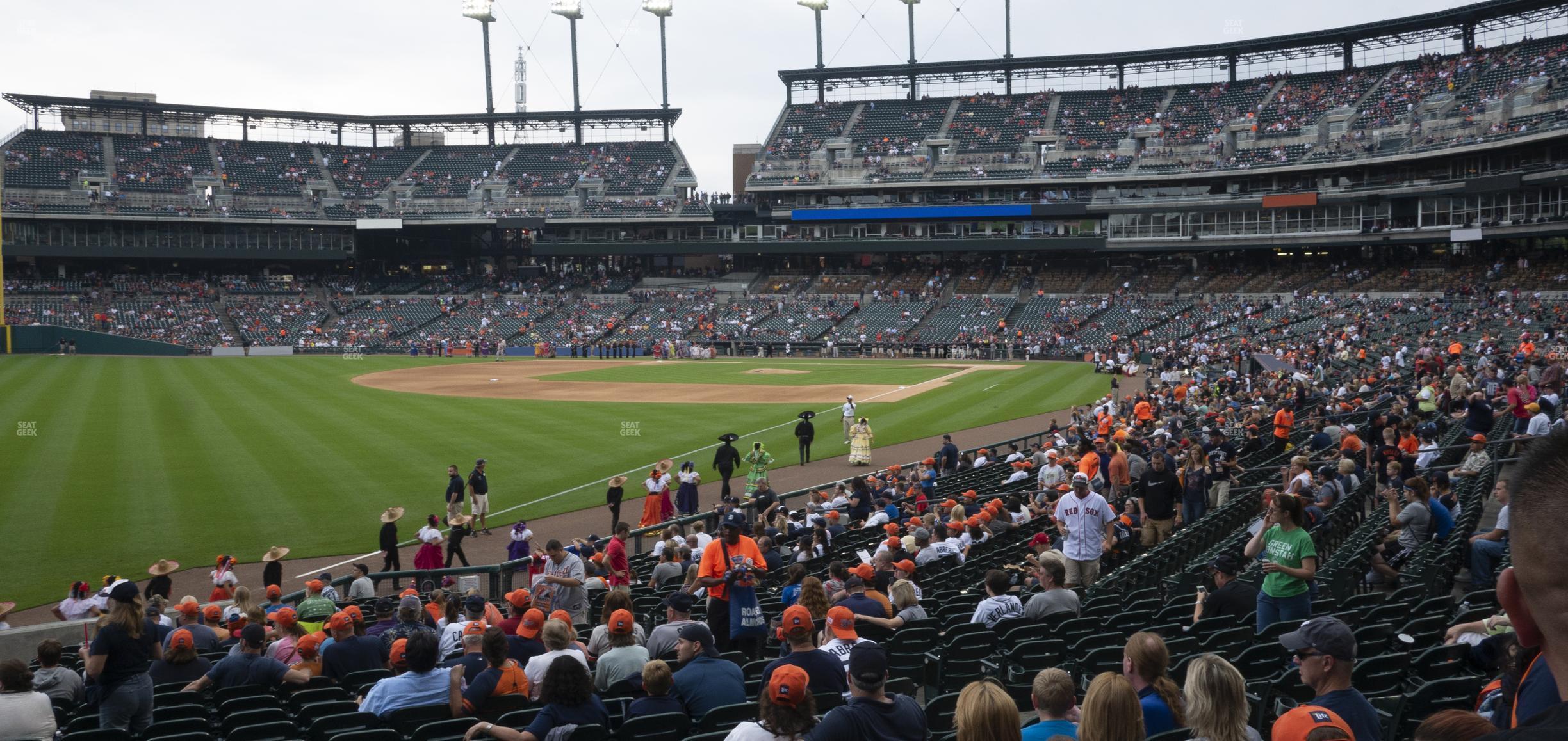 Seating view for Comerica Park Section 142