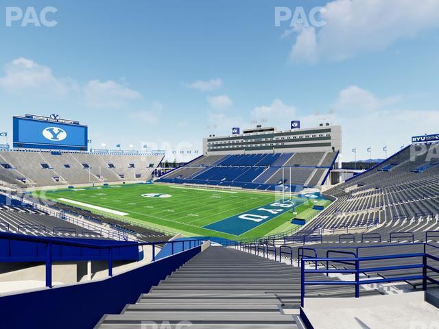 Seating view for LaVell Edwards Stadium Section 129