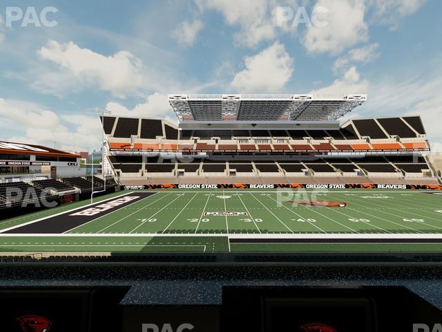 Seating view for Reser Stadium Section Box 30