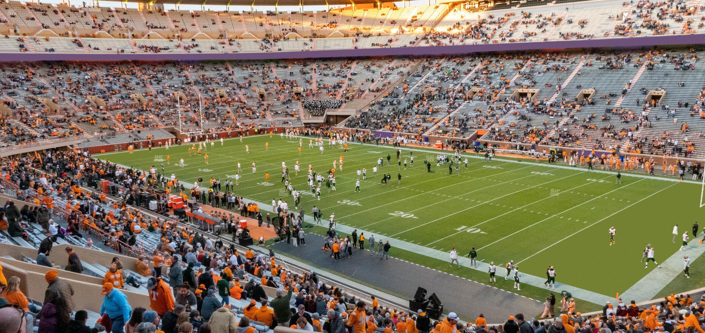 Seating view for Neyland Stadium Section Q