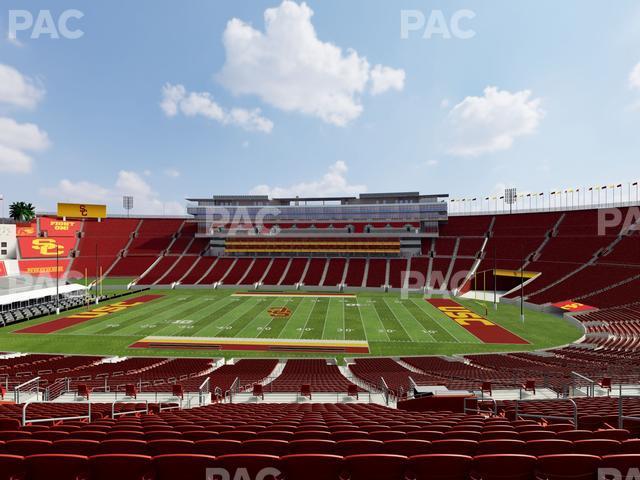 Seating view for Los Angeles Memorial Coliseum Section 221 A