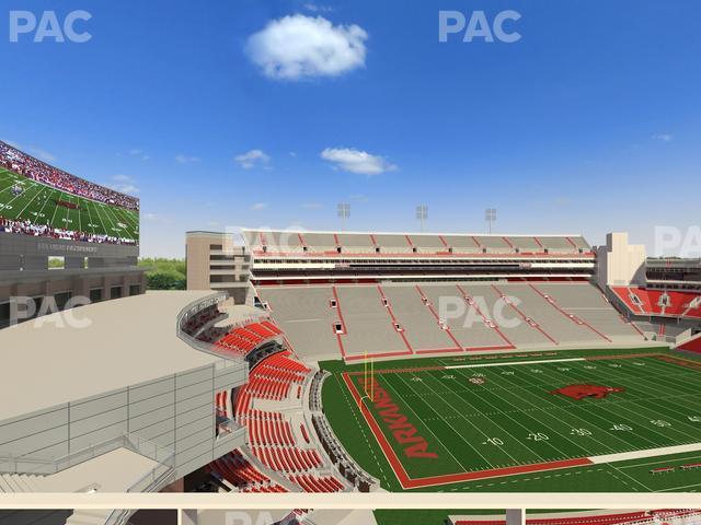 Seating view for Razorback Stadium Section 508 3