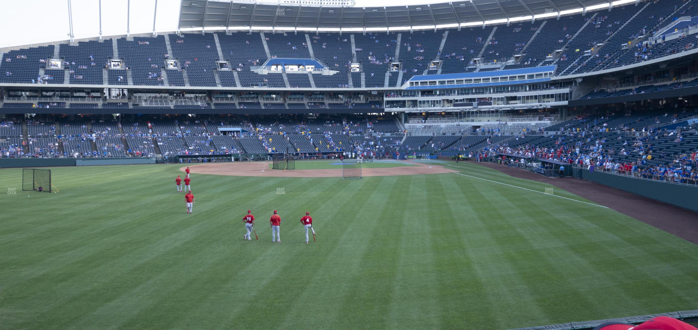 Seating view for Kauffman Stadium Section 104