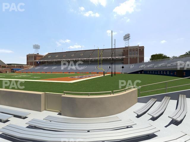 Seating view for Memorial Stadium - IL Section 122