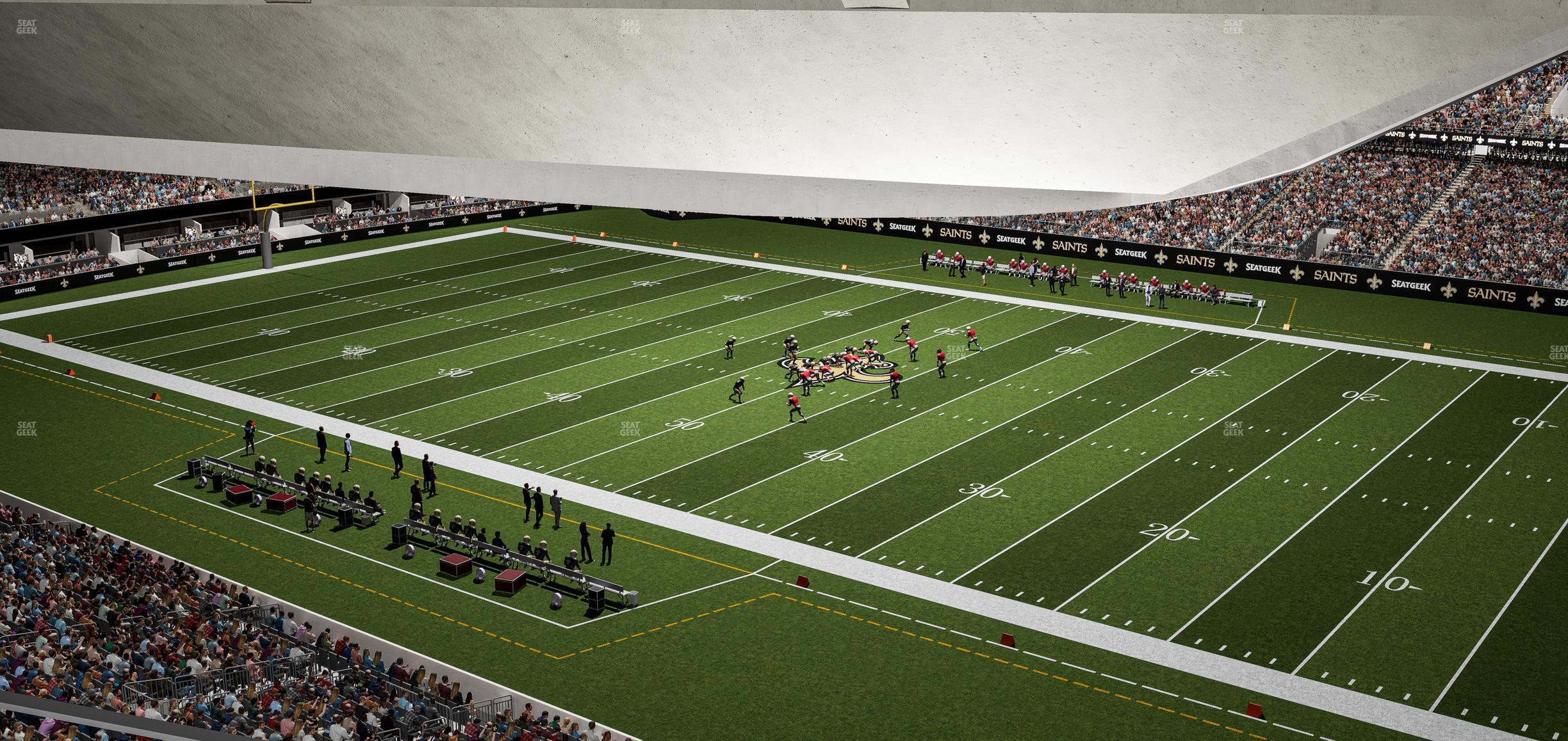 Seating view for Caesars Superdome Section Suite 439