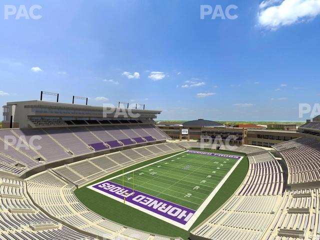 Seating view for Amon G Carter Stadium Section 316