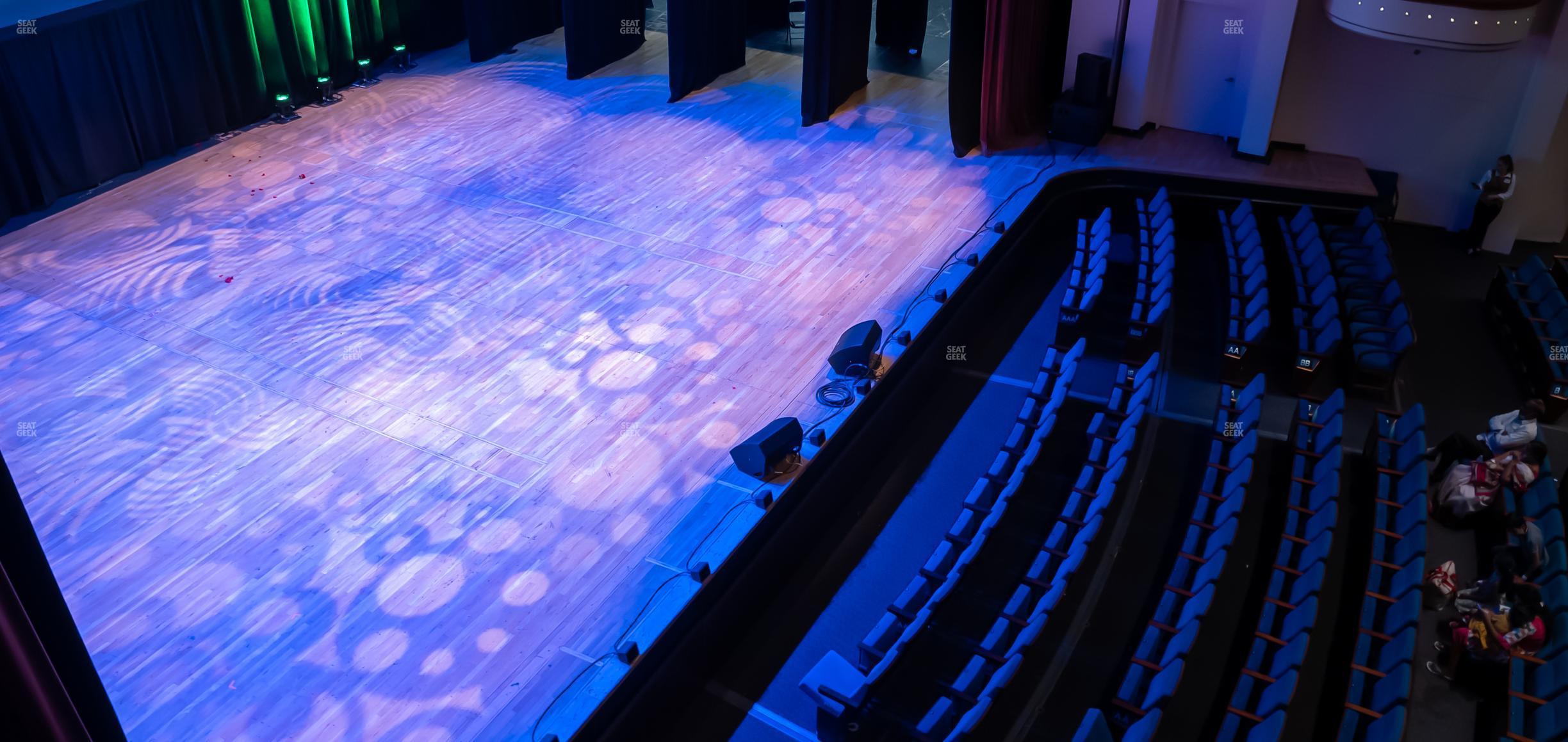 Seating view for Belk Theater at Blumenthal Performing Arts Center Section Mezzanine Box Left 1