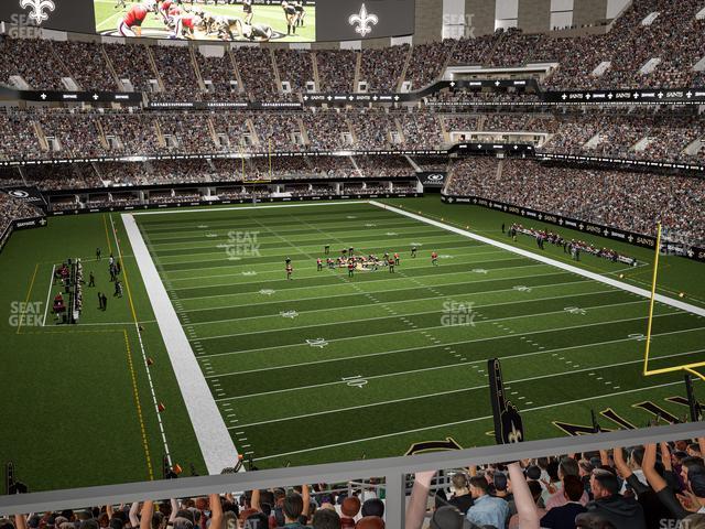 Seating view for Caesars Superdome Section Suite 350