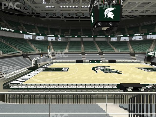 Seating view for Jack Breslin Student Events Center Section 128