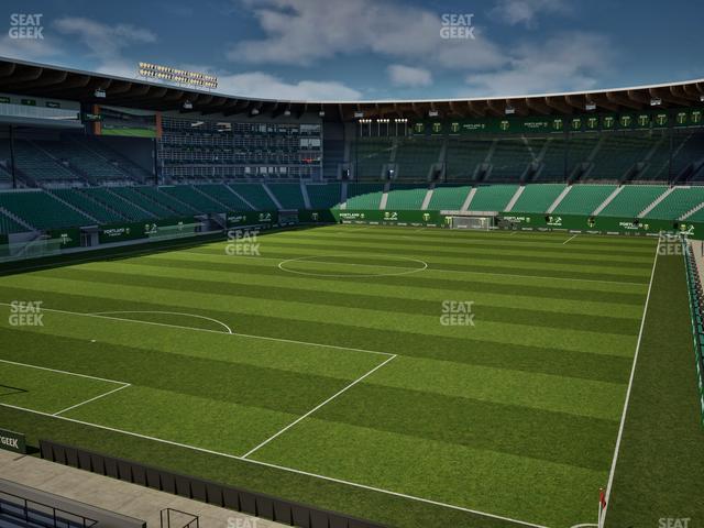 Seating view for Providence Park Section Loge 1