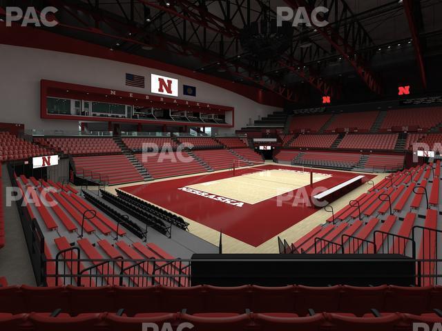 Seating view for Bob Devaney Sports Center Section B 3