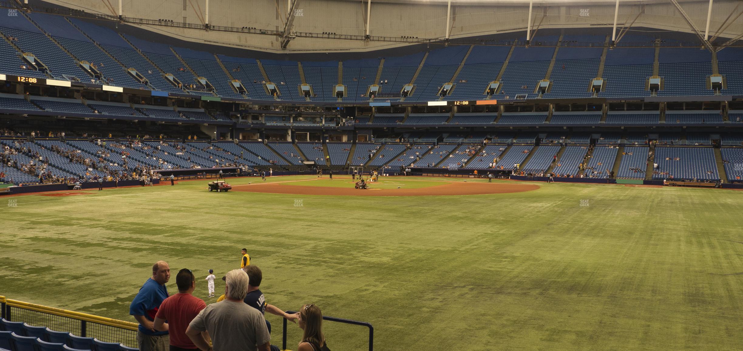 Seating view for Tropicana Field Section 150