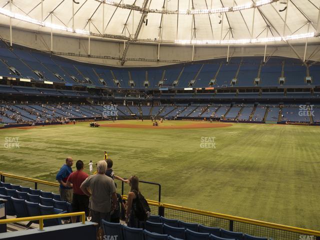 Seating view for Tropicana Field Section 150