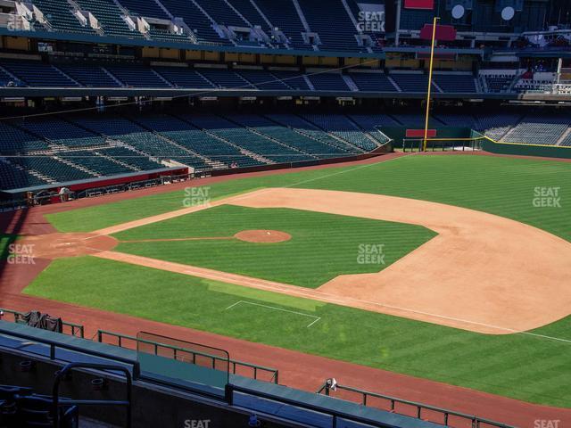 Seating view for Chase Field Section 206