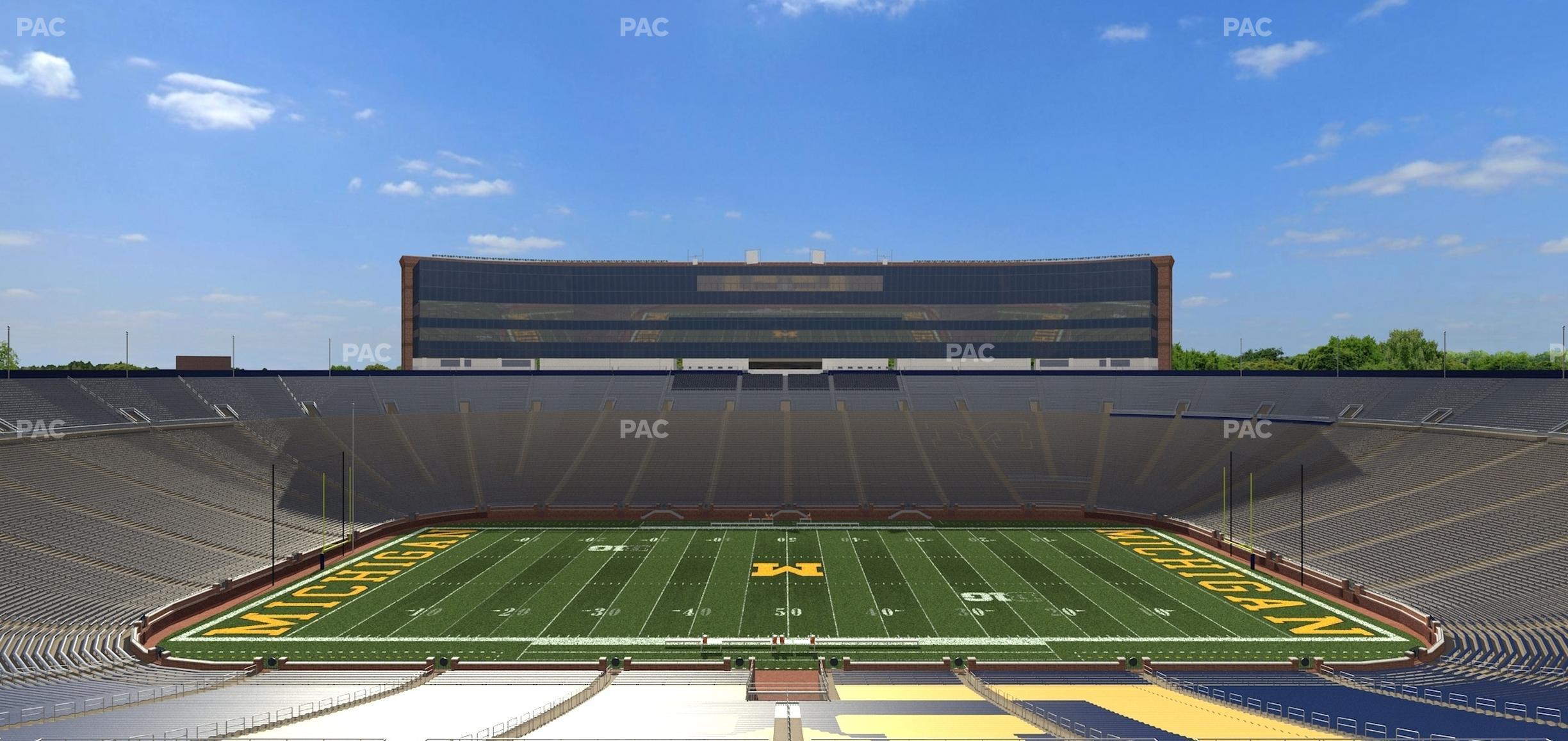 Seating view for Michigan Stadium Section 309