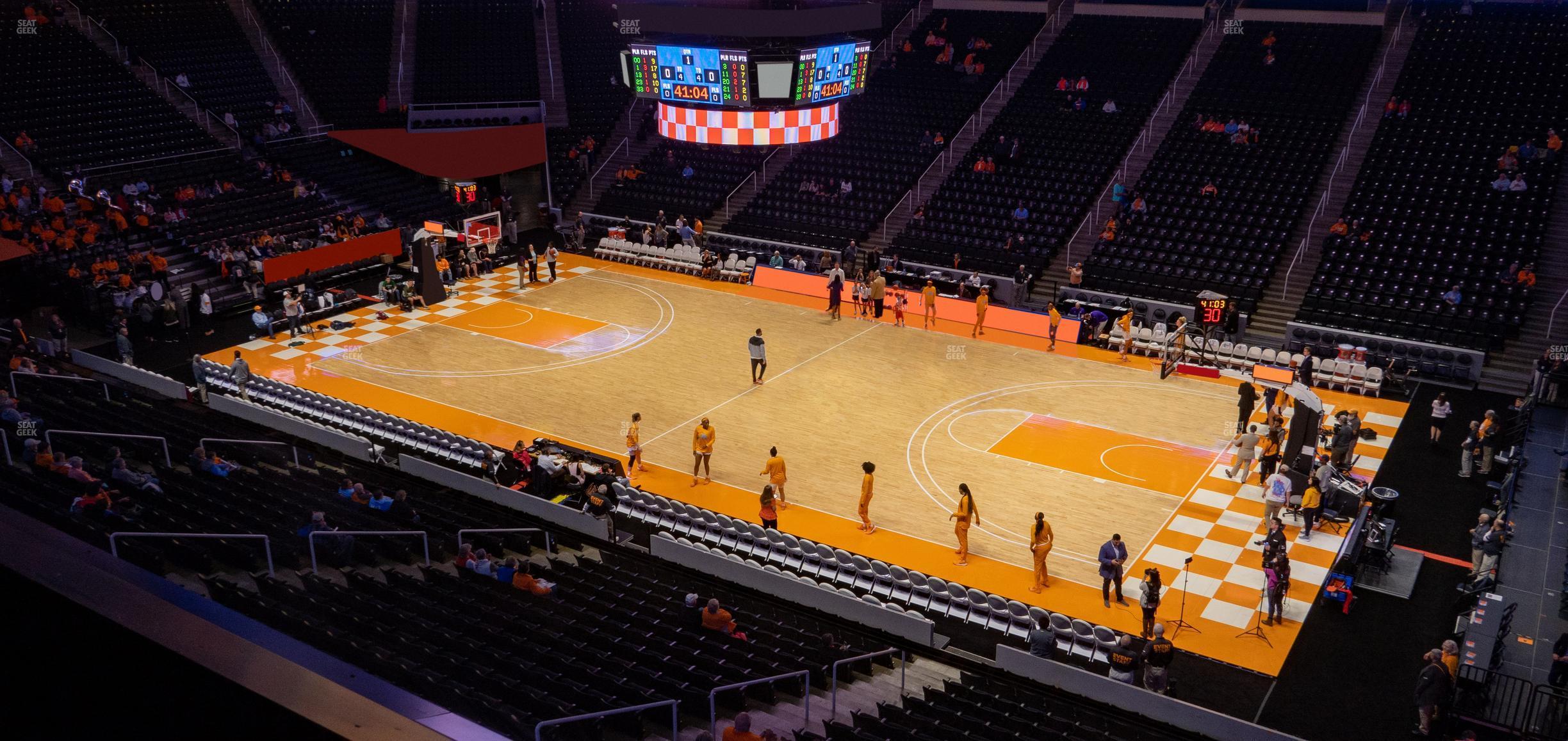 Seating view for Thompson-Boling Arena at Food City Center Section 218