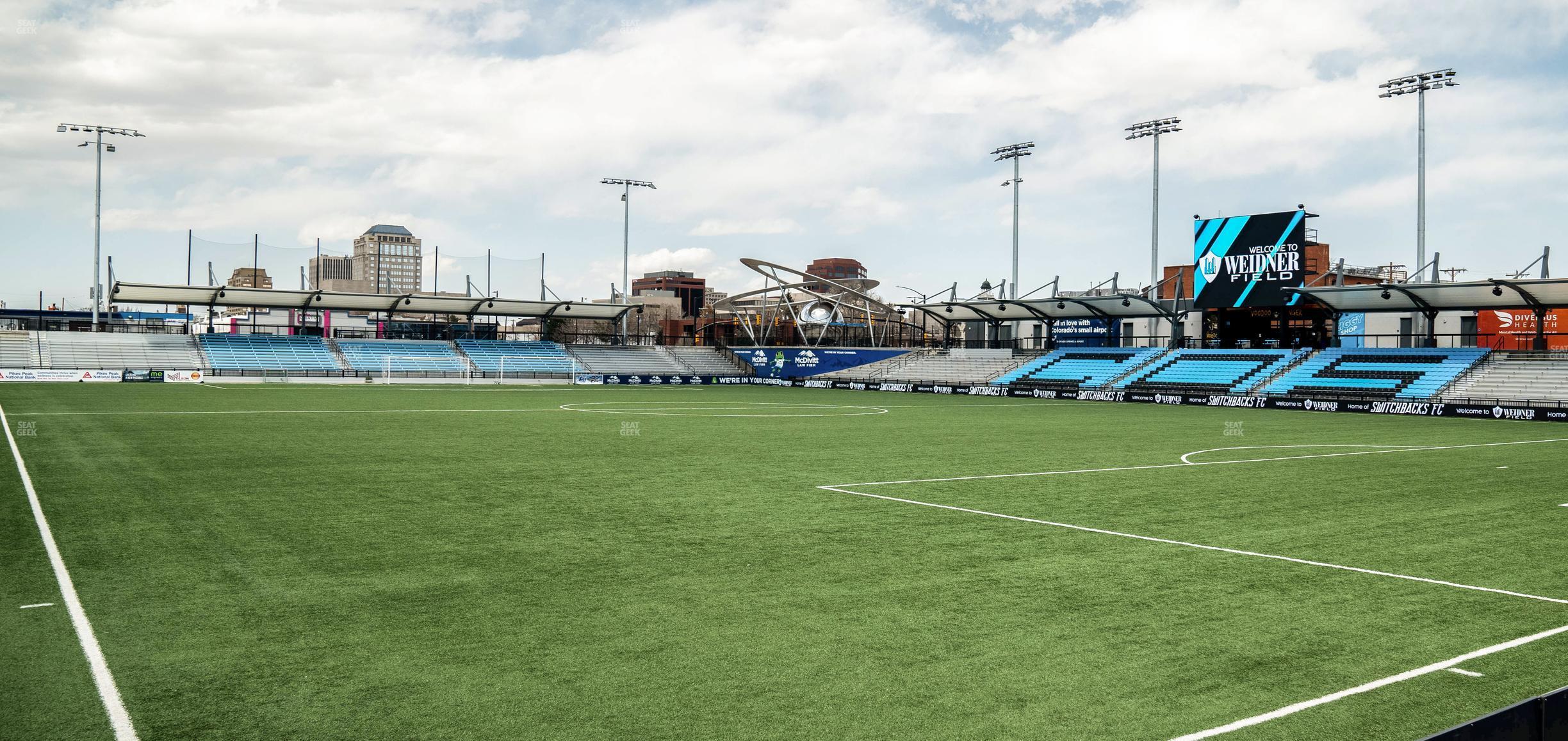 Seating view for Weidner Field Section Standing 130