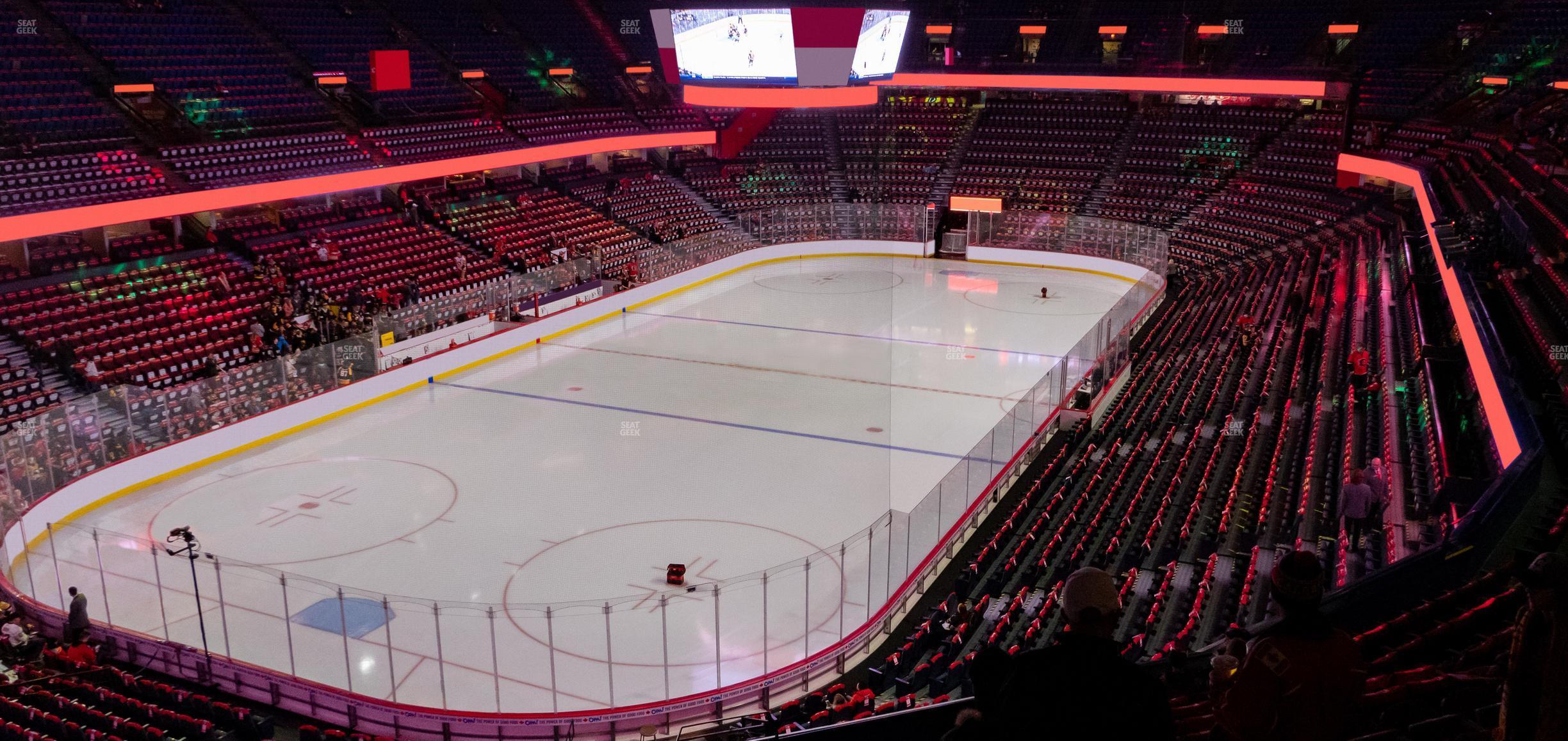 Seating view for Scotiabank Saddledome Section 221