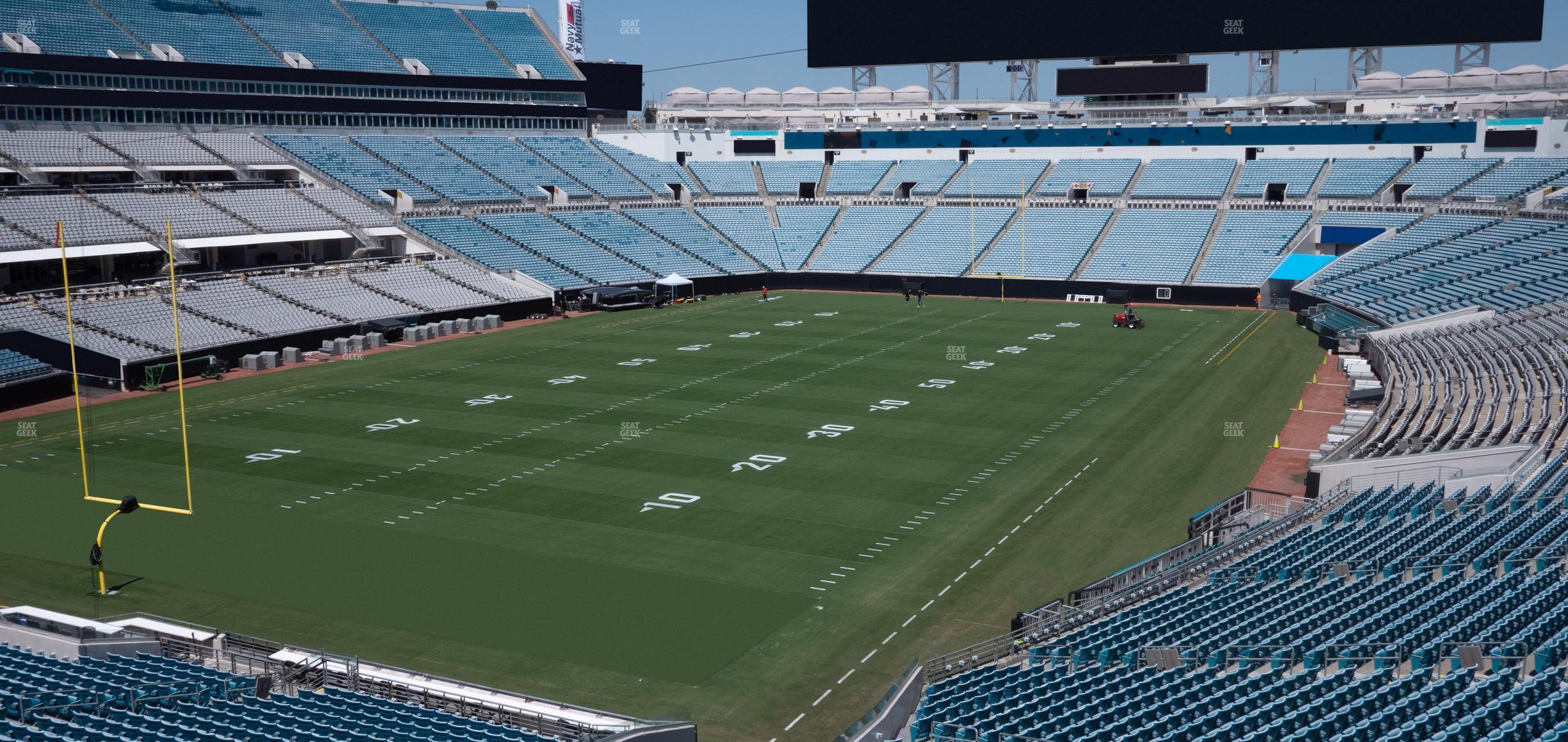 Seating view for EverBank Stadium Section Terrace Suite Chalet East 2