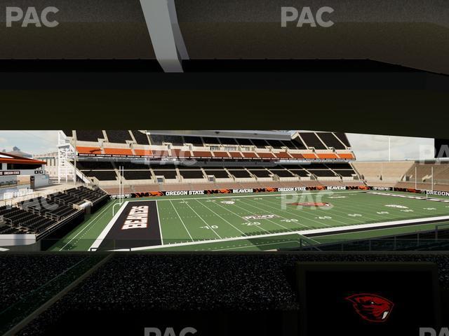 Seating view for Reser Stadium Section West Loge 24