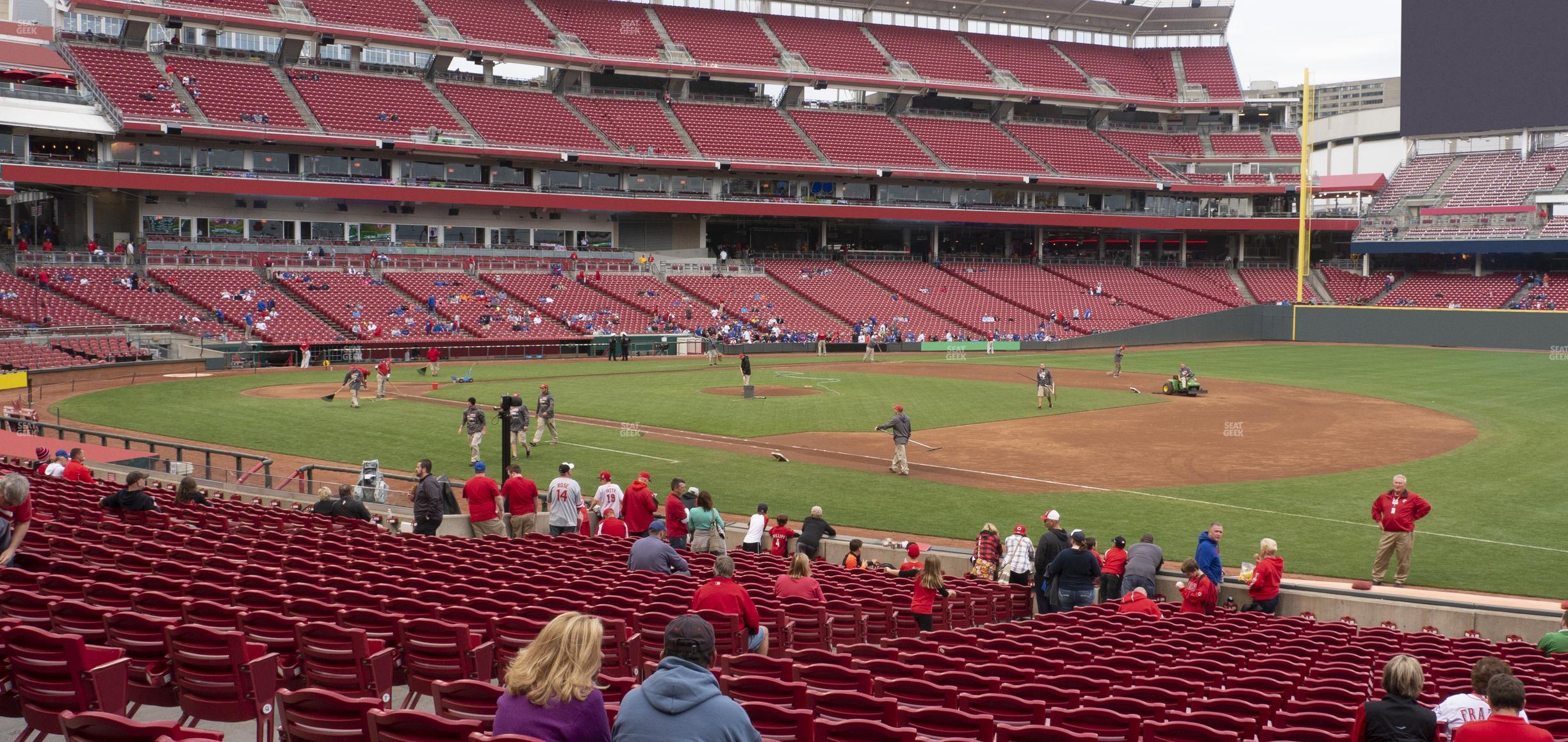 Seating view for Great American Ball Park Section 133