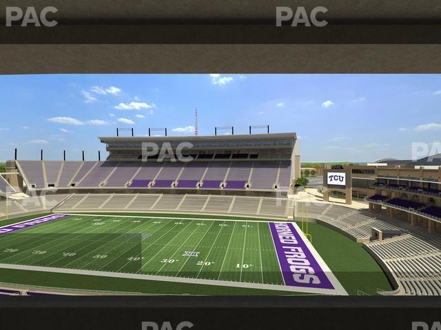 Seating view for Amon G Carter Stadium Section Champions Suite 4