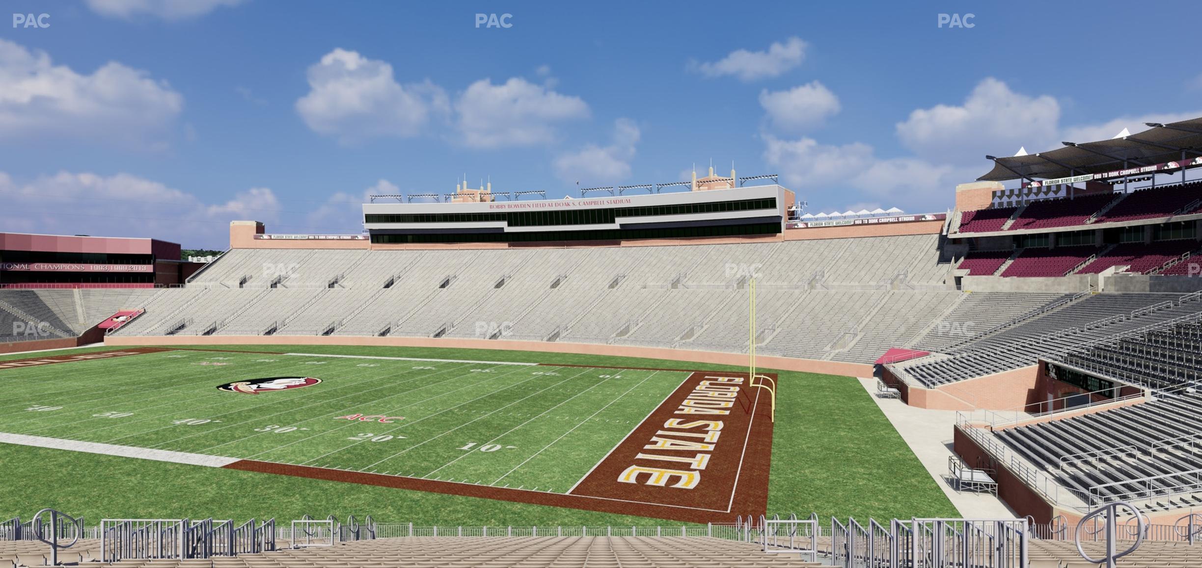 Seating view for Doak Campbell Stadium Section 29