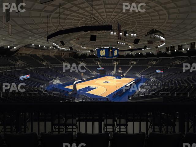 Seating view for Purcell Pavilion at the Joyce Center Section 113