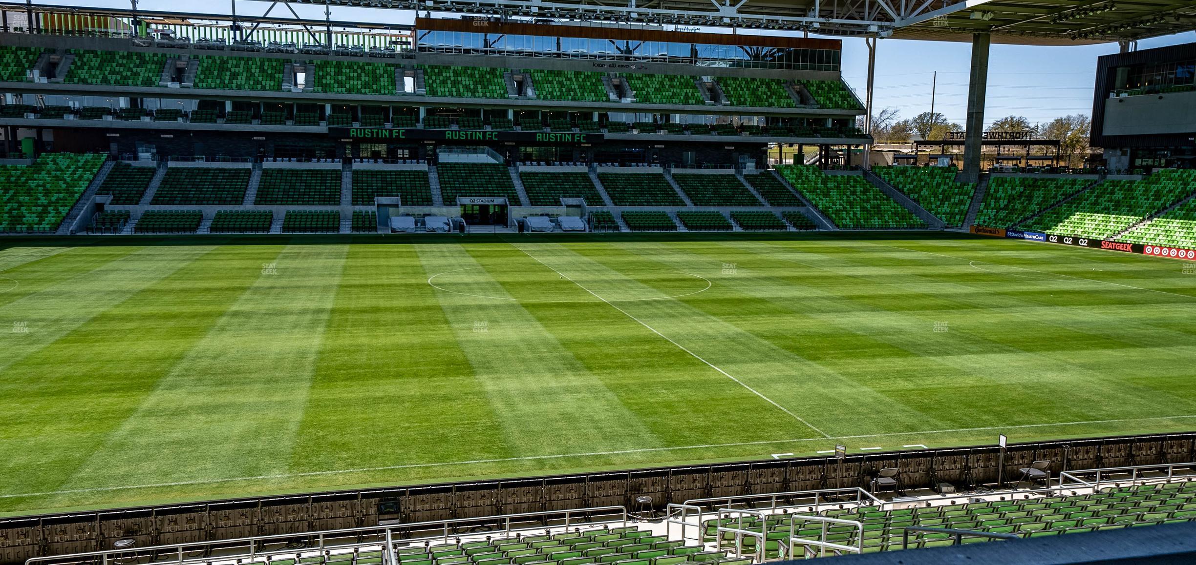 Seating view for Q2 Stadium Section Loge 133 D