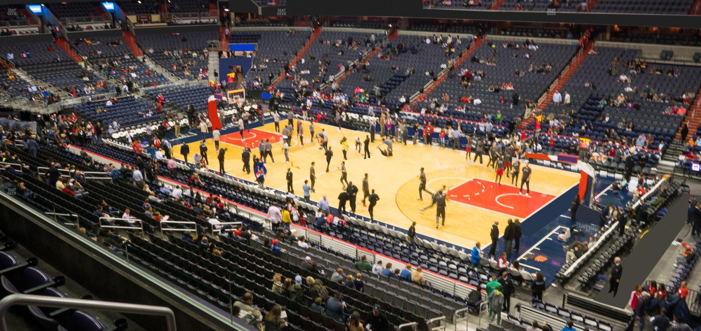 Seating view for Capital One Arena Section 218