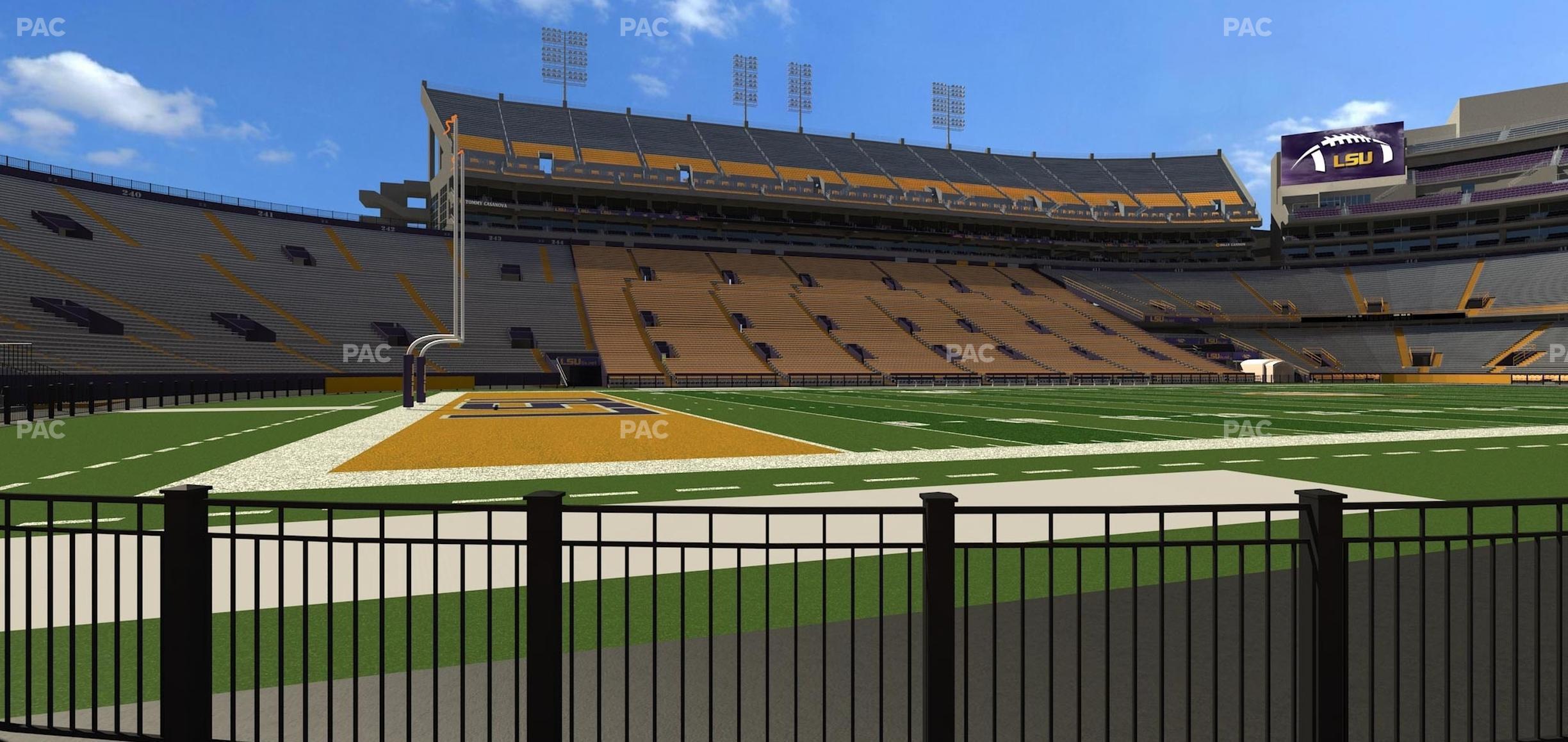 Seating view for Tiger Stadium Section Box 21