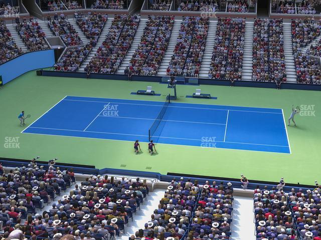 Seating view for Arthur Ashe Stadium Section 111