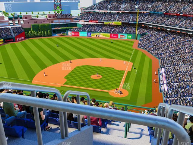 Seating view for Citizens Bank Park Section 423 V