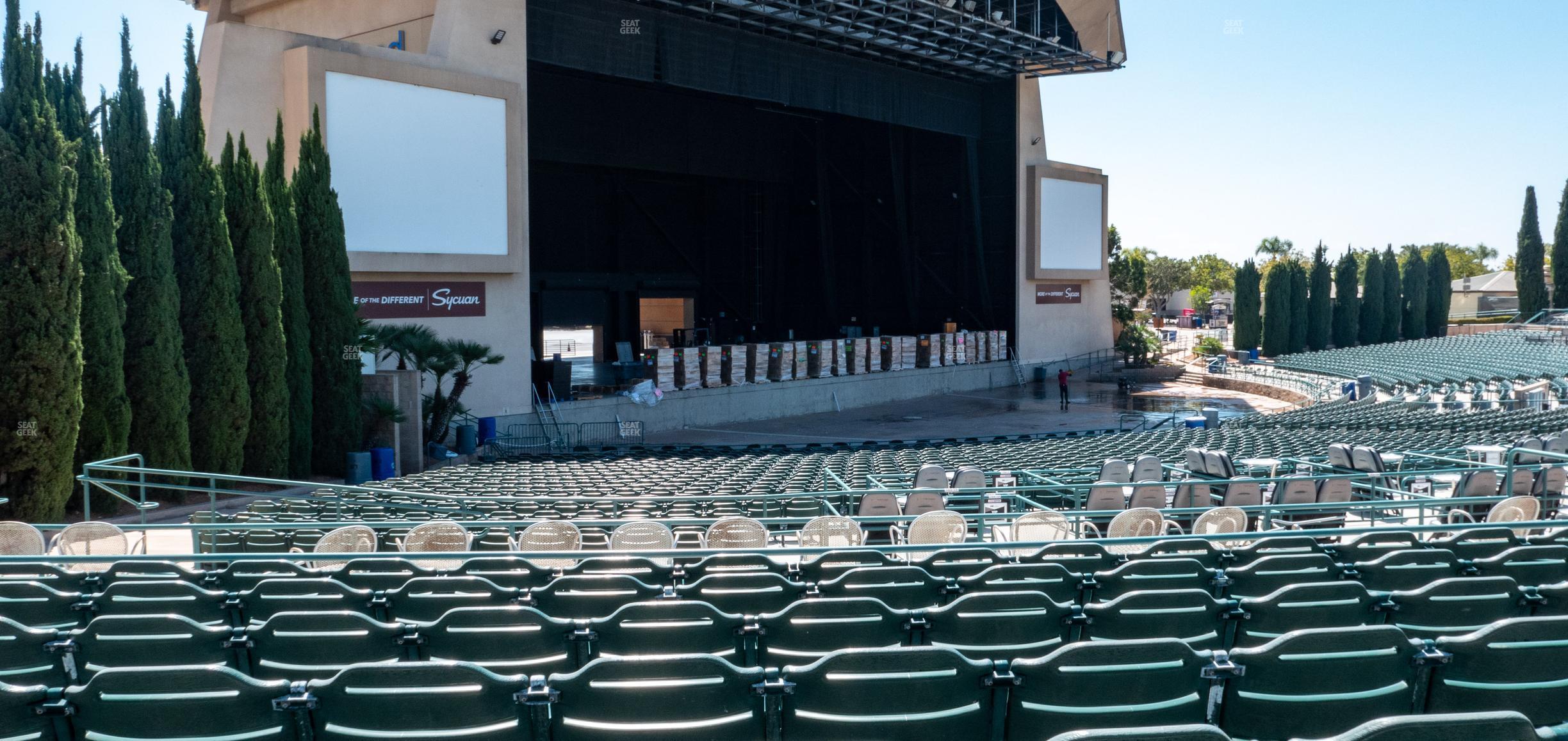 Seating view for North Island Credit Union Amphitheatre Section Middle 205