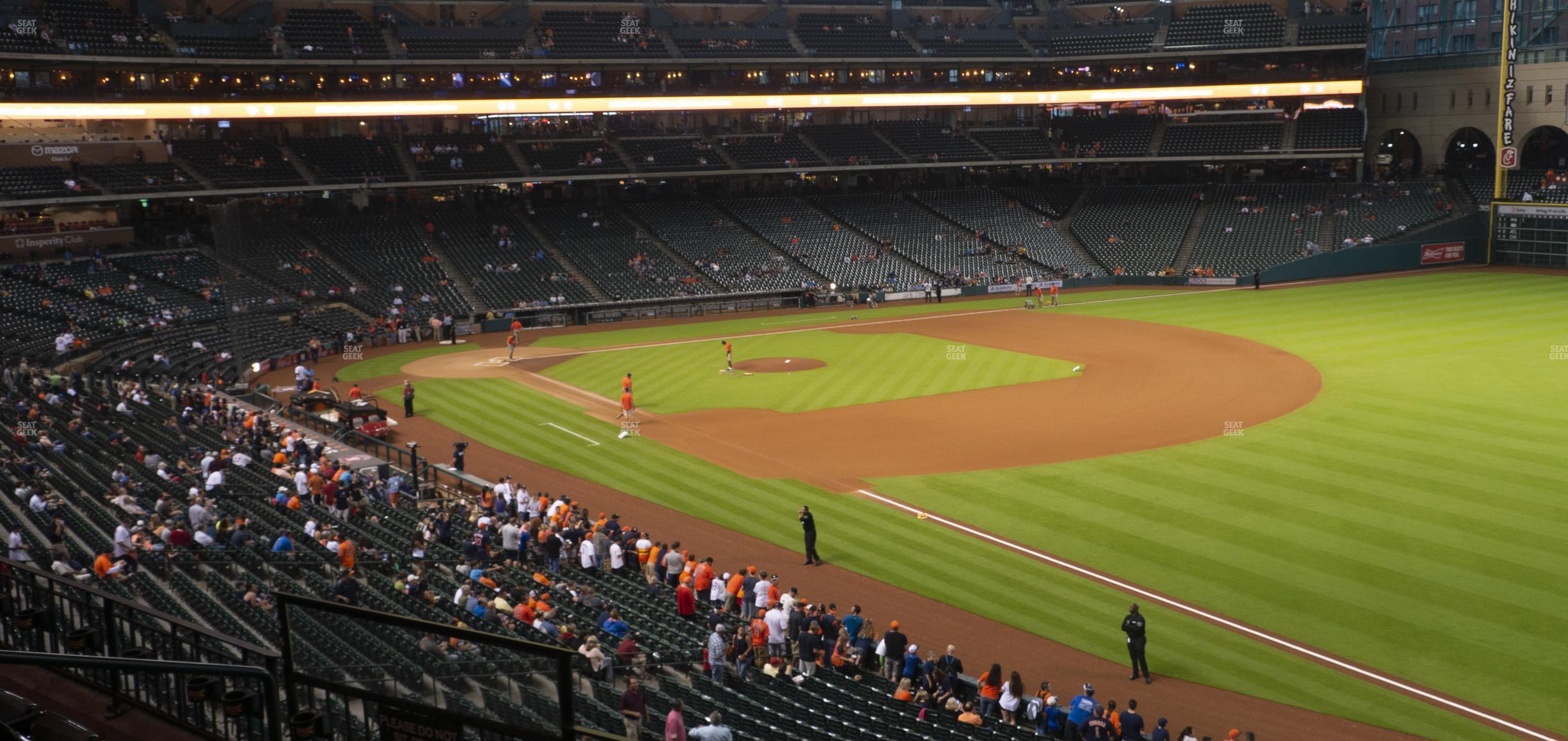 Seating view for Minute Maid Park Section 232