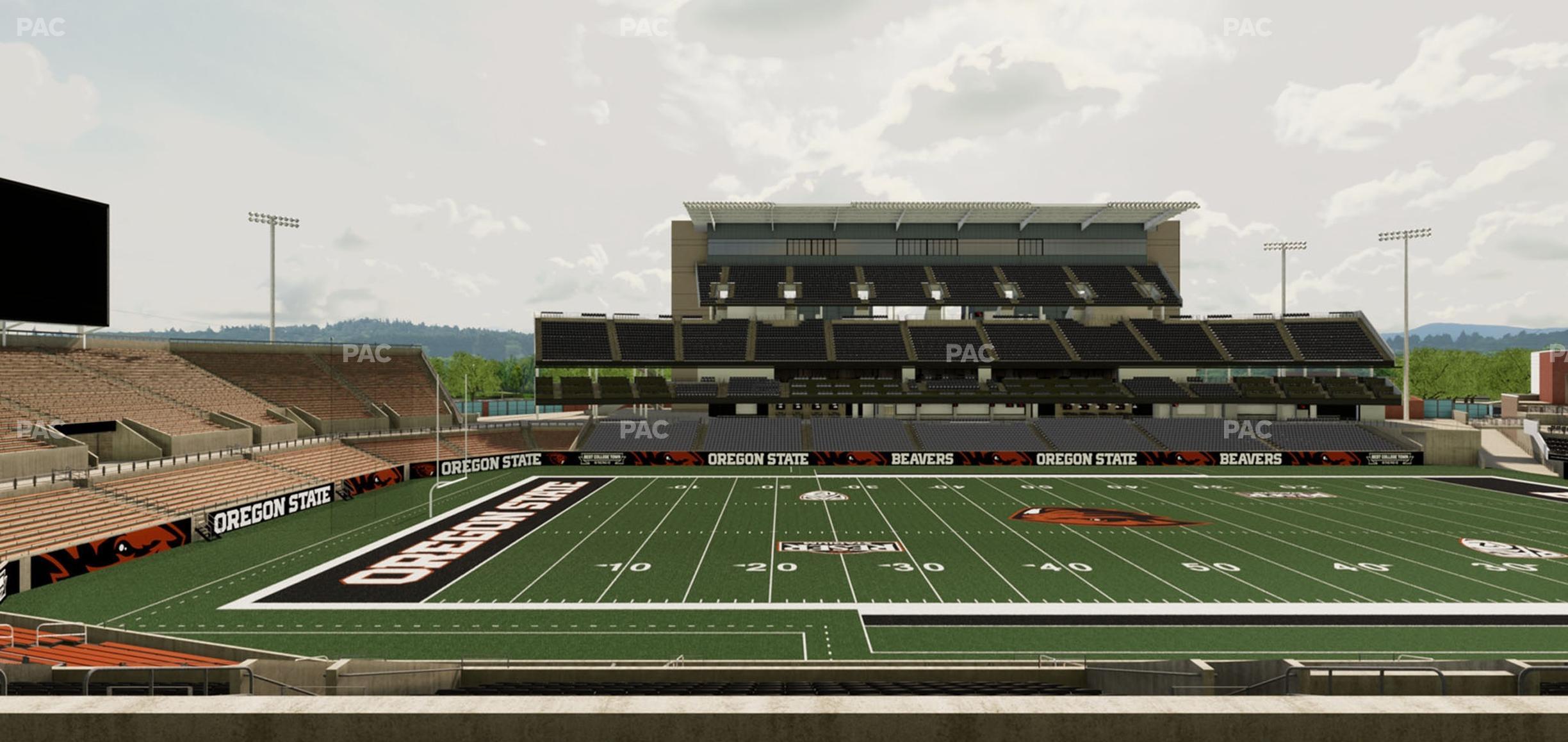 Seating view for Reser Stadium Section 118